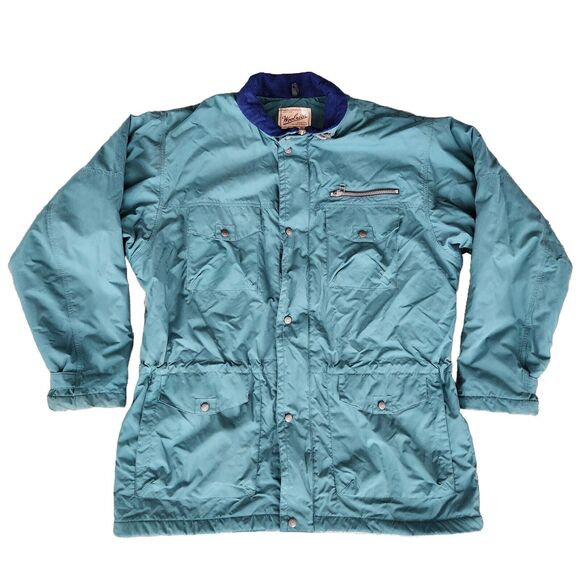 Vtg Woolrich Coat Mens XLT‎ Fleece Lined Outdoors Hiking Gorpcore Hunting Chore - Picture 1 of 11